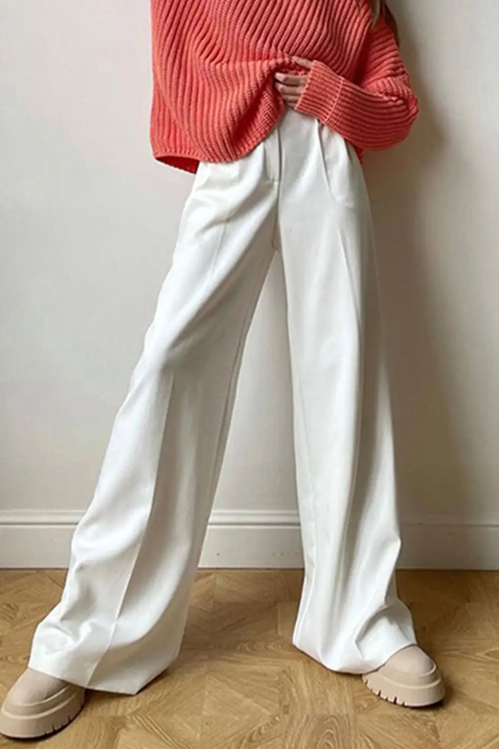 Relaxed Tailored Suit Pants