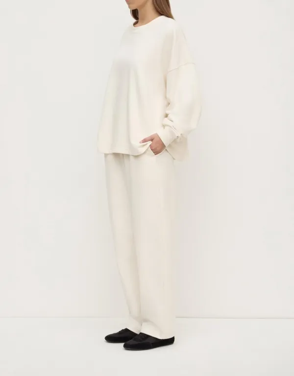 Shell Brushed Cotton Lounge Sweatshirt