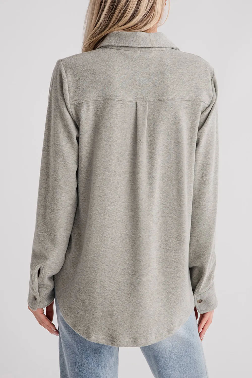 Thread and Supply Lewis Shirt - vetiver heather