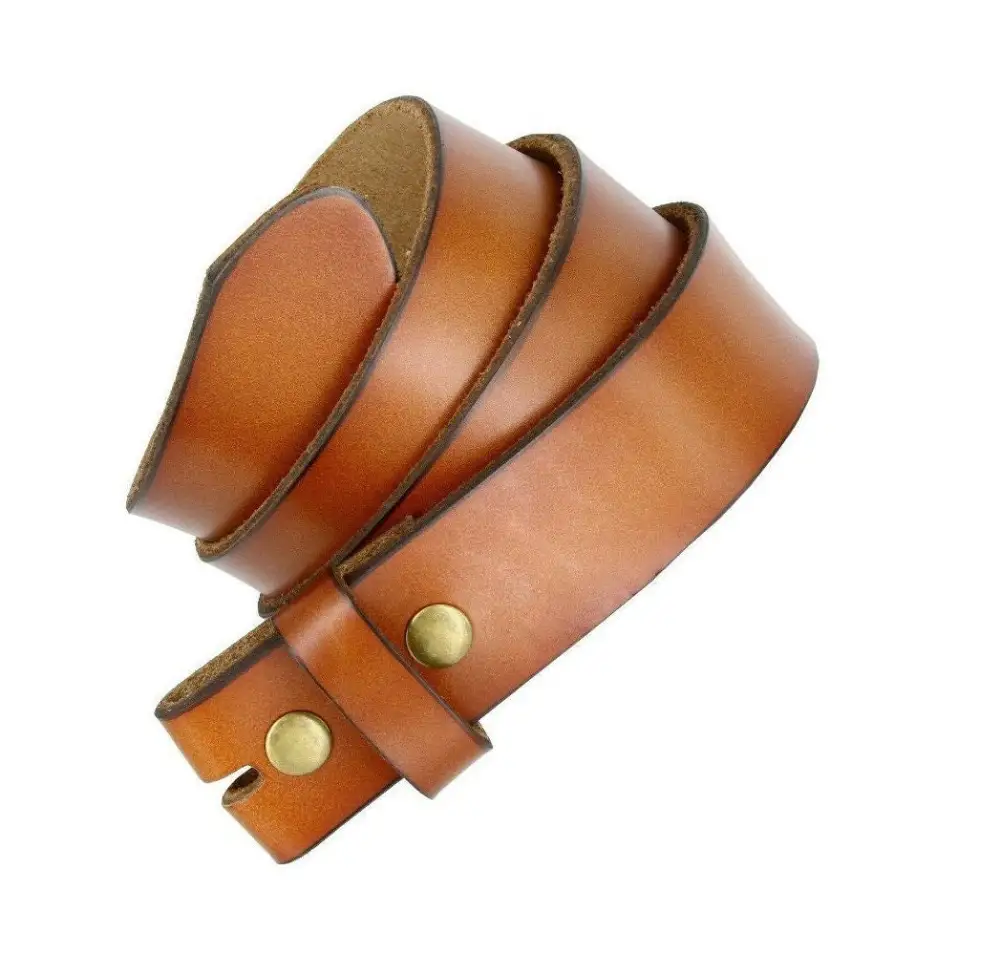 Stitched Leather Belt Strap