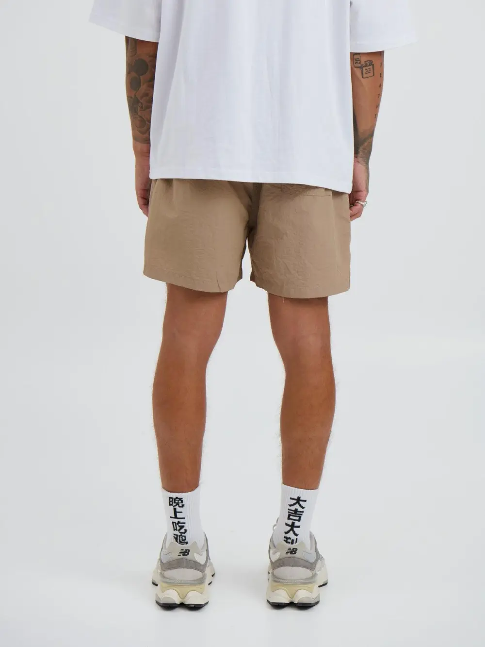Casual And Comfortable  Tan Shorts