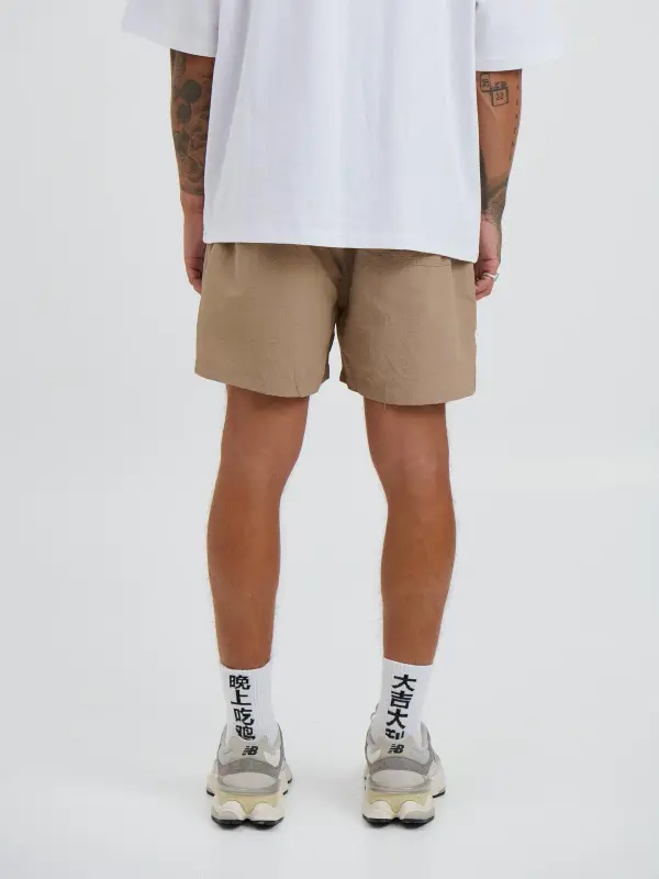 Casual And Comfortable  Tan Shorts