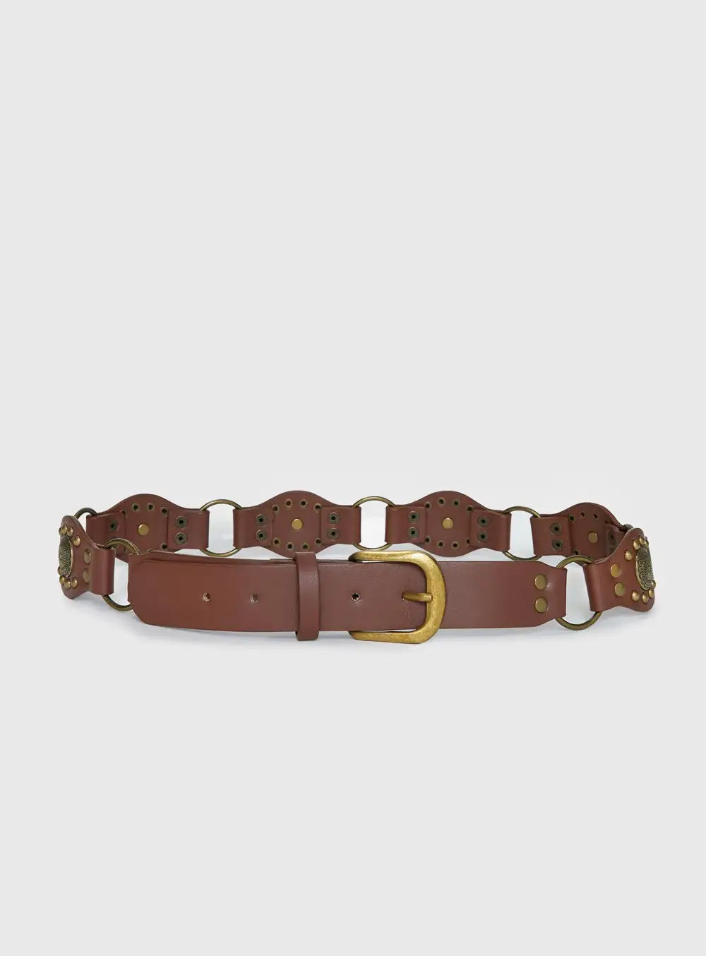 Smart Casual Buckle Faux Leather Belt
