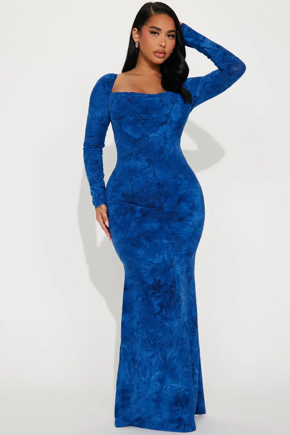 Leah Maxi Dress - Blue