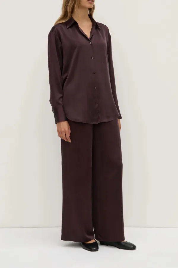 Oversized Silk Shirt