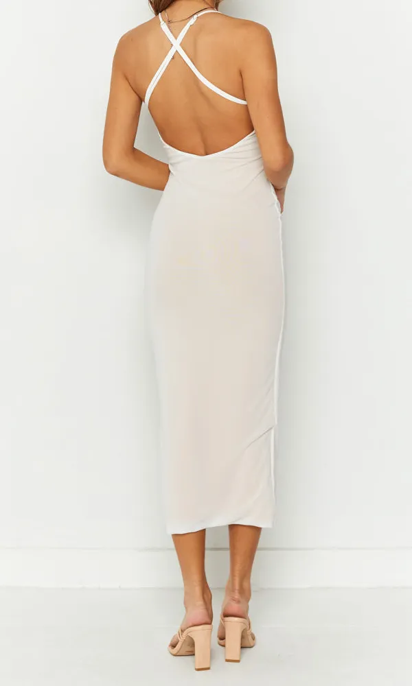 Mesh Midi Dress