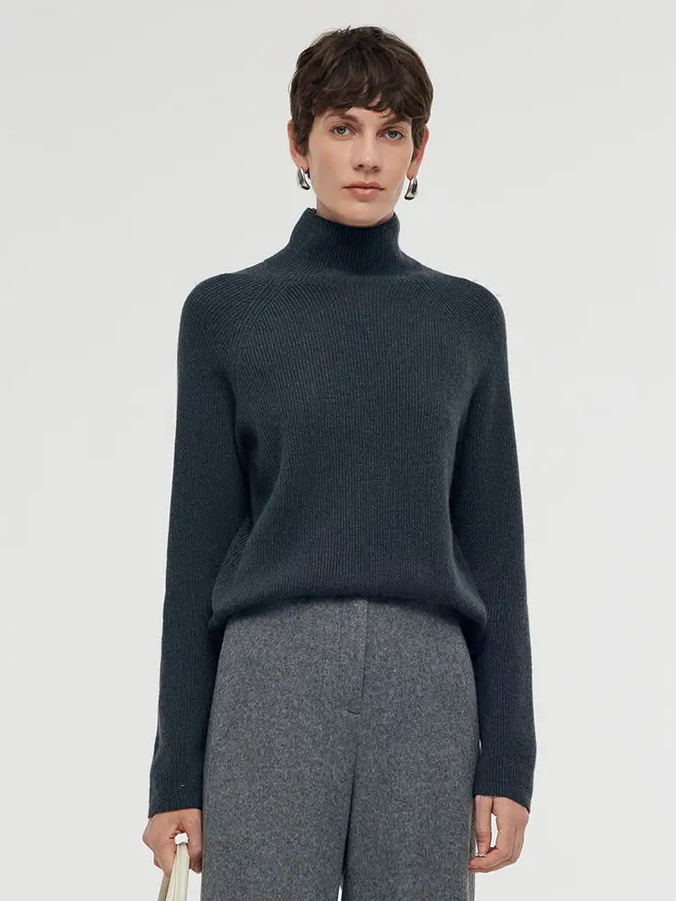 Cashmere Turtleneck Women Sweater