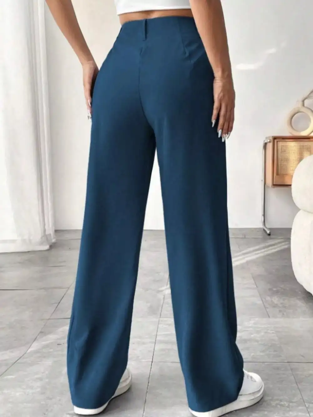 Everyday Wide Leg Pleated Pants
