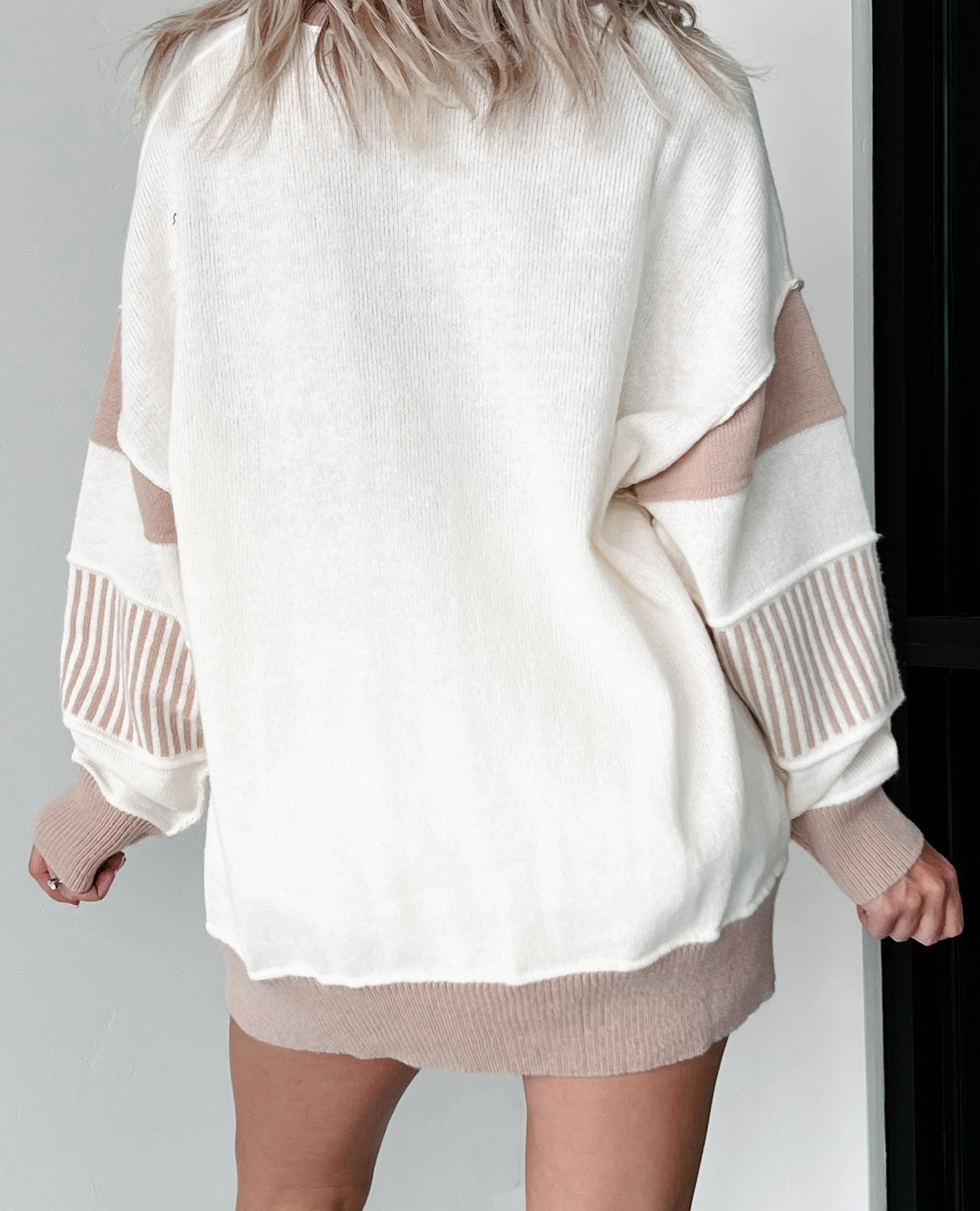 Routinely Casual Oversized Colorblock Sweater