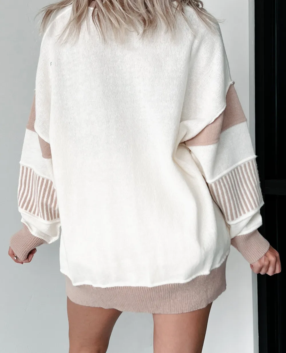 Oversized Colorblock Sweater