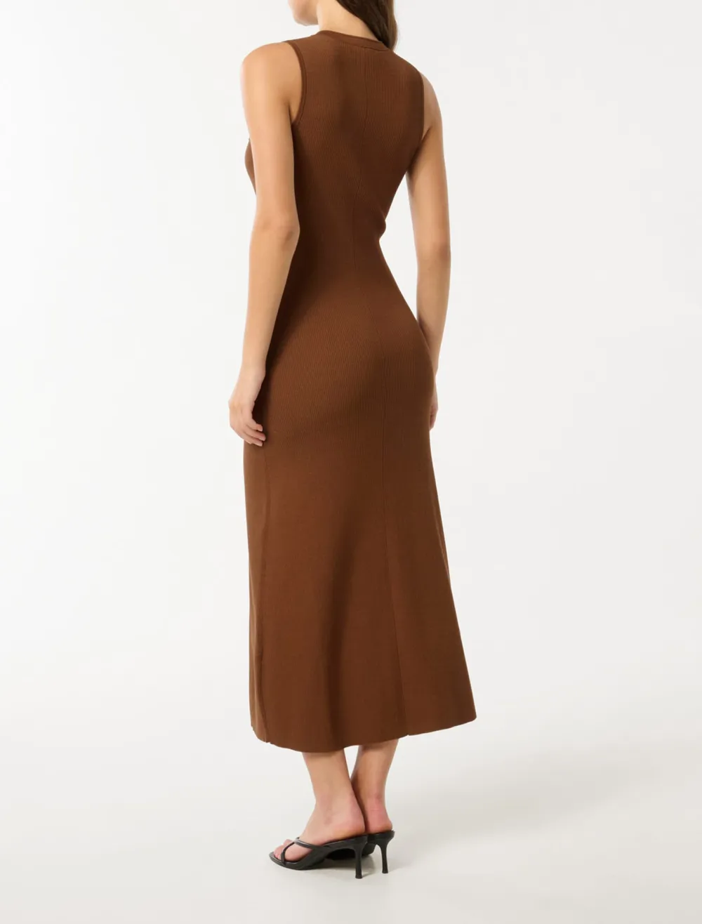 Button Through Knit Dress