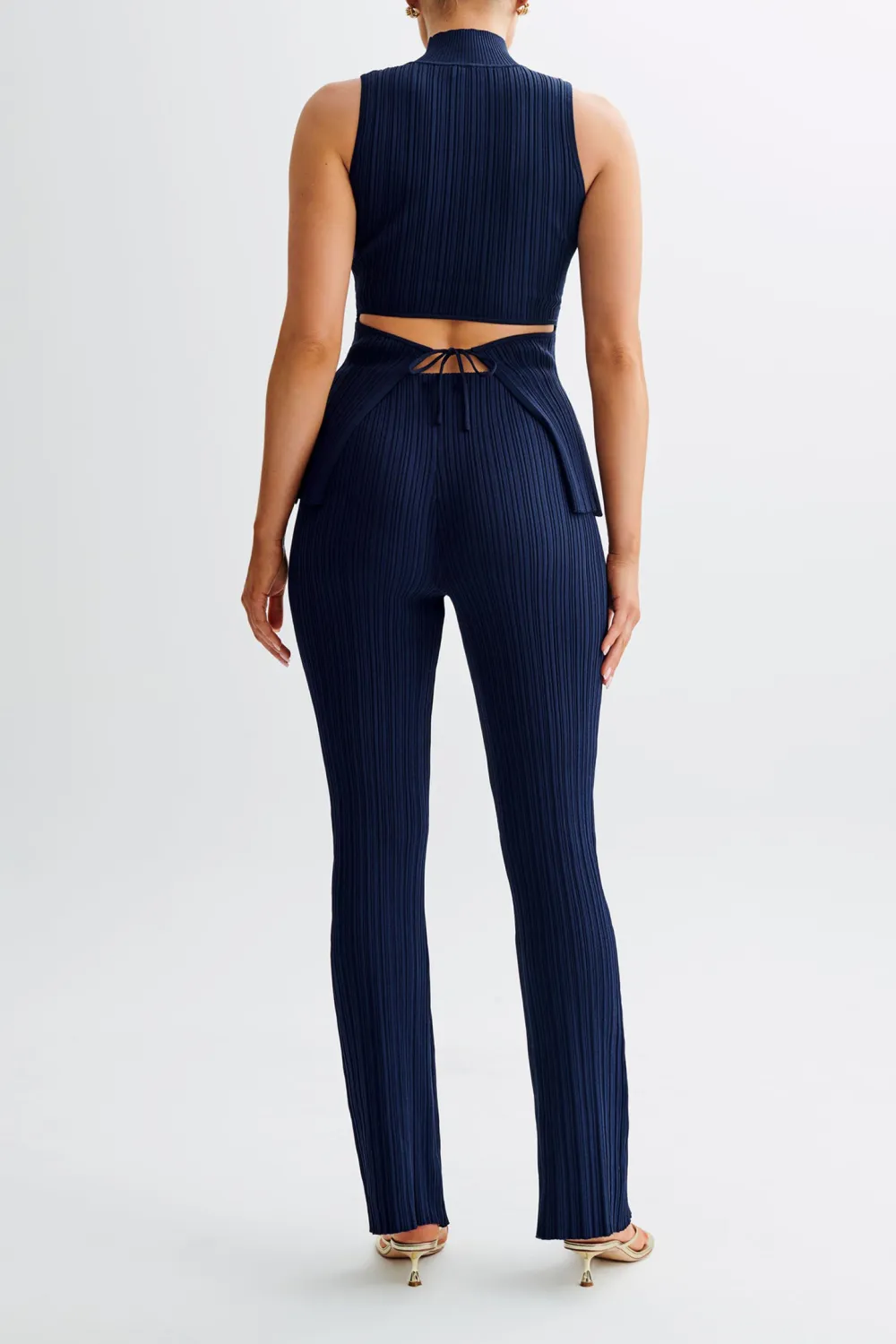 Daily Straight Leg Rib Knit Pant