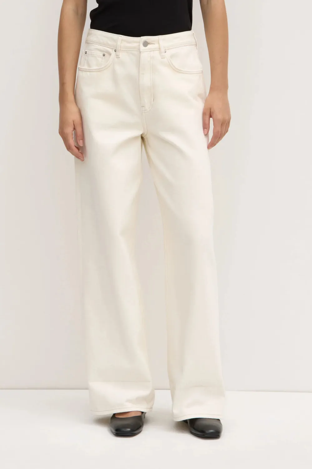 Metal Zipper Jeans