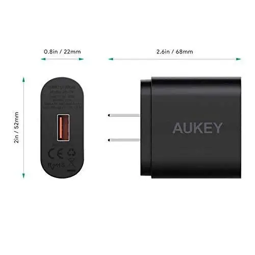 AUKEY Accel PA-T9 Qualcomm Quick Charge 3.0 (Best Seller）