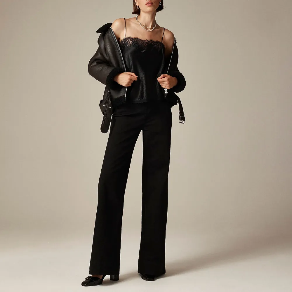 Denim Semi-Stretch Casual Trousers