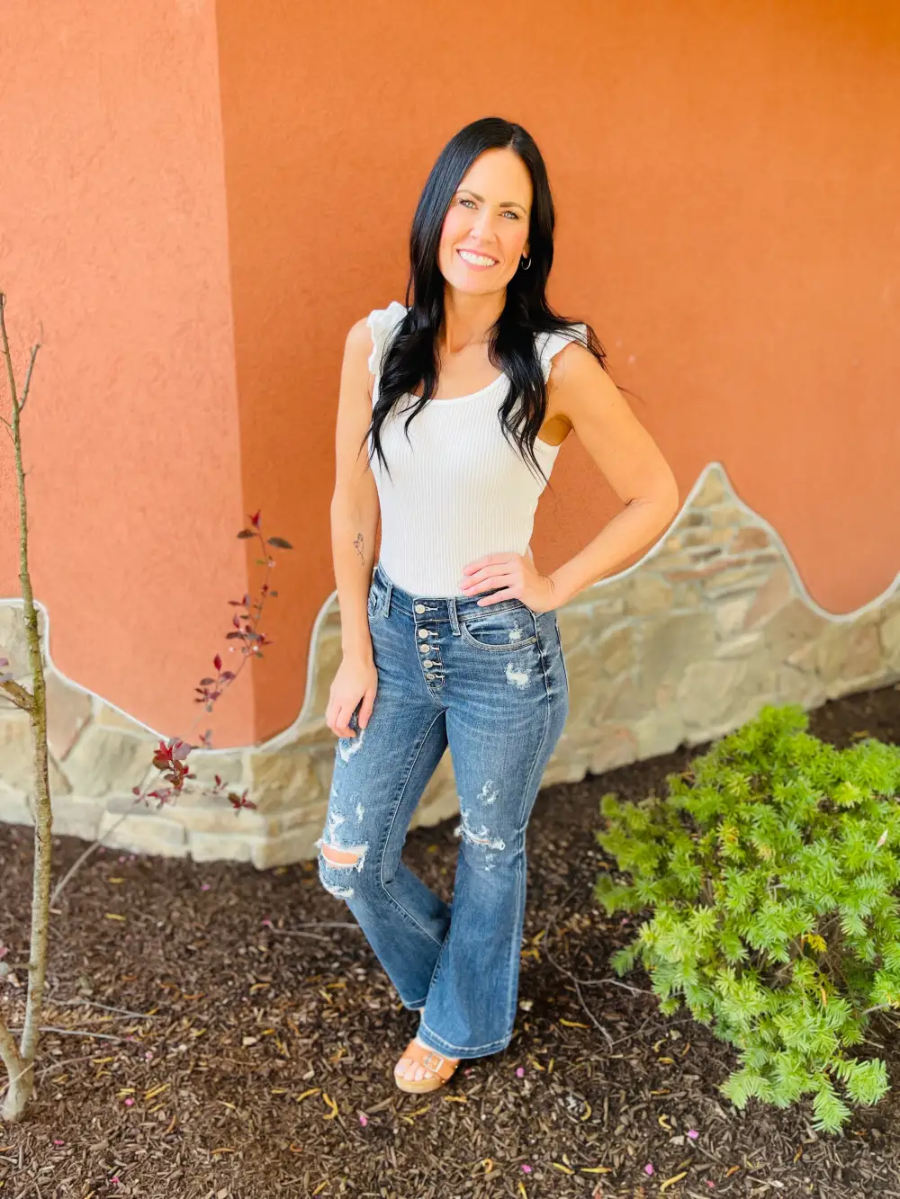 RESTOCK! Always Plus/Reg Let's Go Girls Flare Jeans