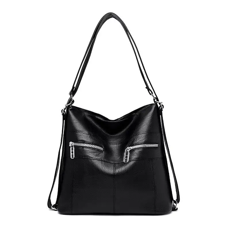 Retro Dumpling-Shaped PU Handbag Vintage Elegance