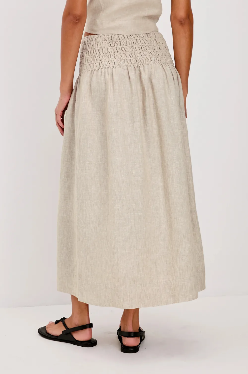 Flared Lightweight Flowing Skirt