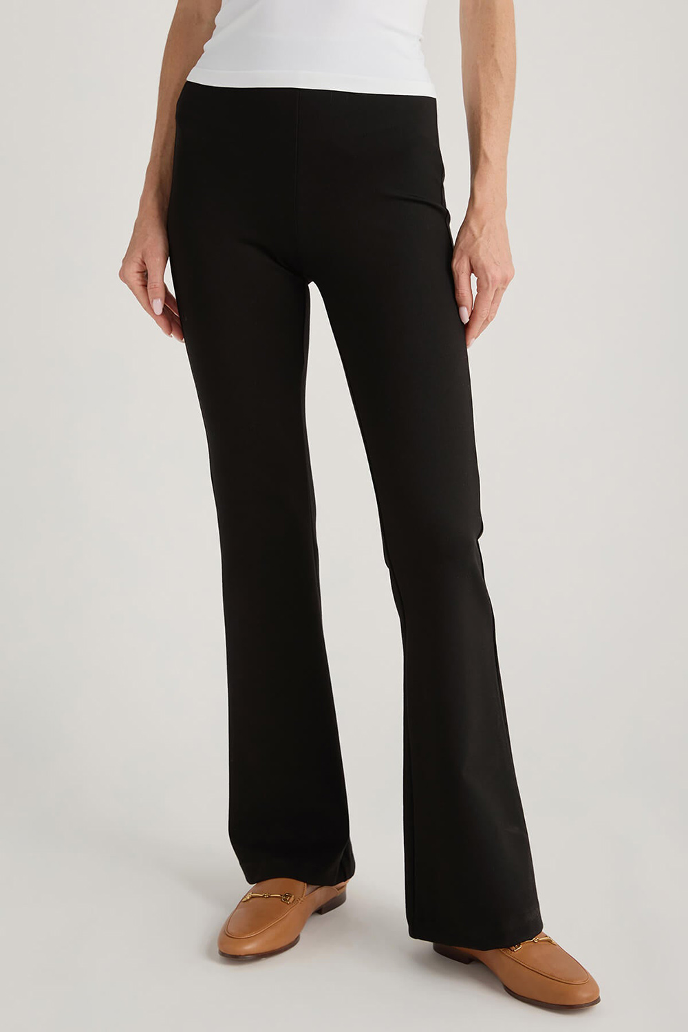 Z Supply Do It All Flare Ponte Pants - black