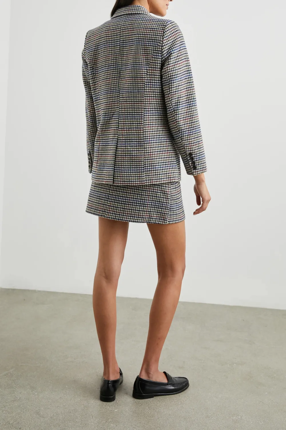 Coarse-Napped Pattern Business Casual Suit