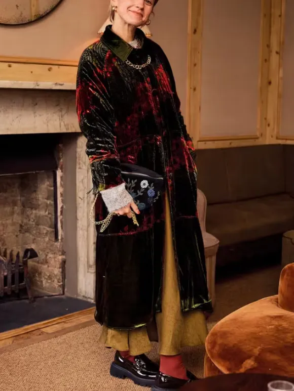 Velvet Duster Coat