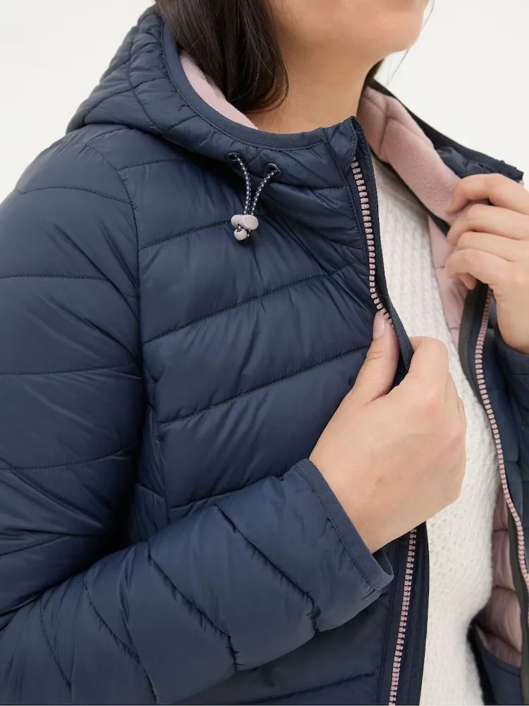 Ruby Navy Lightweight Puffer Jacket