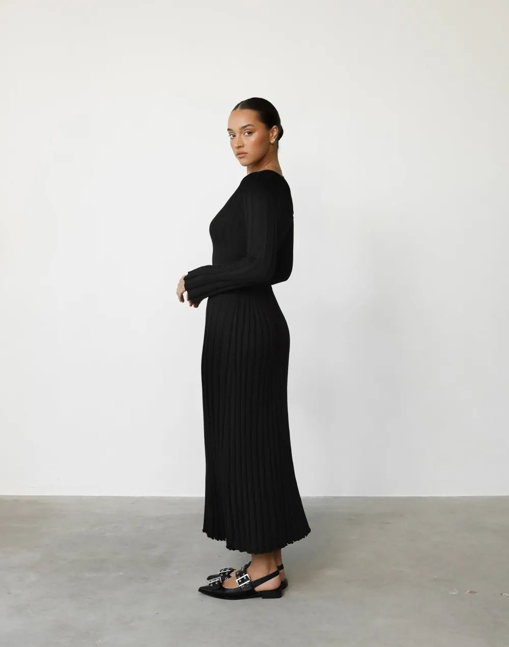 Yasmeen Maxi Dress (Black)