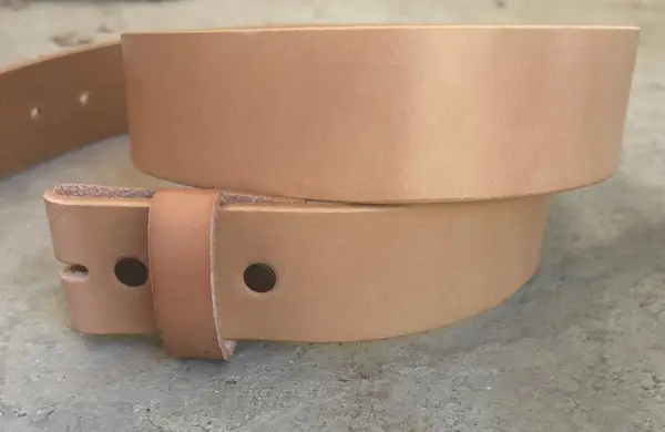 Full Grain Leather Snap Strap