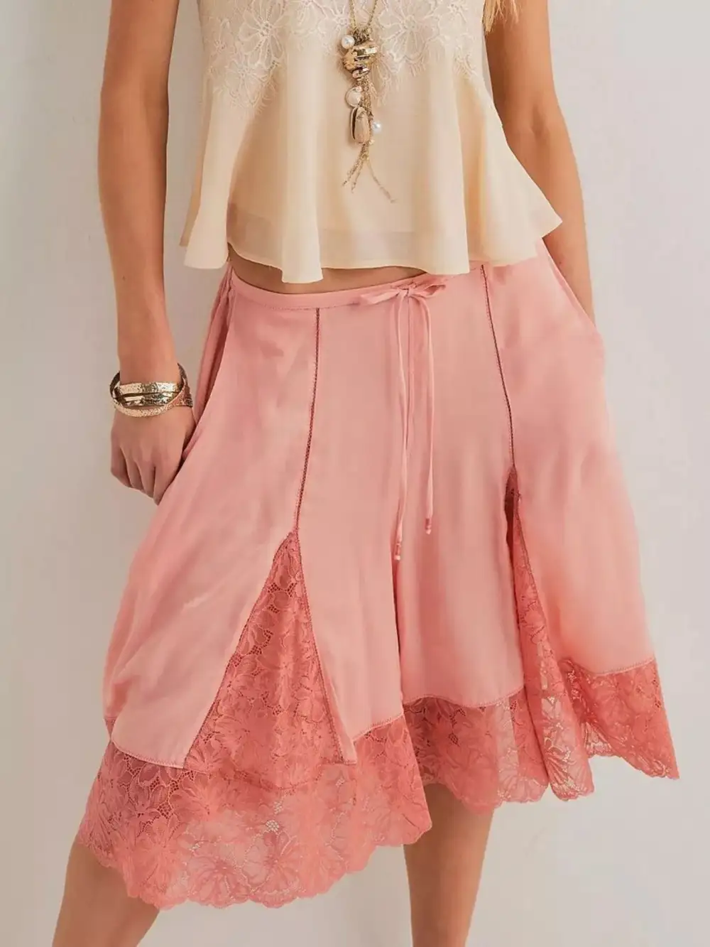 Lace Detail Shorts