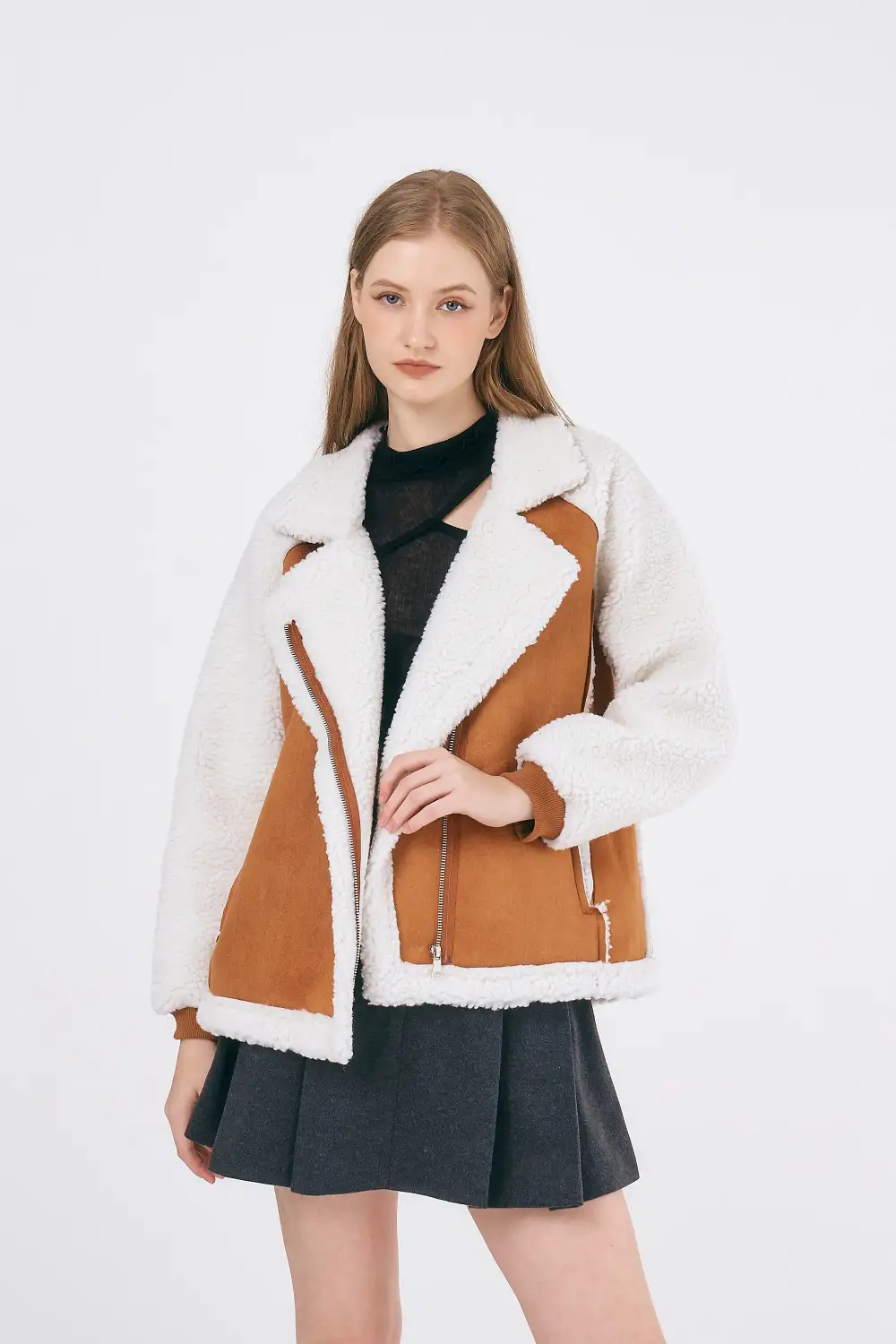 Gianna Faux Shearling Jacket