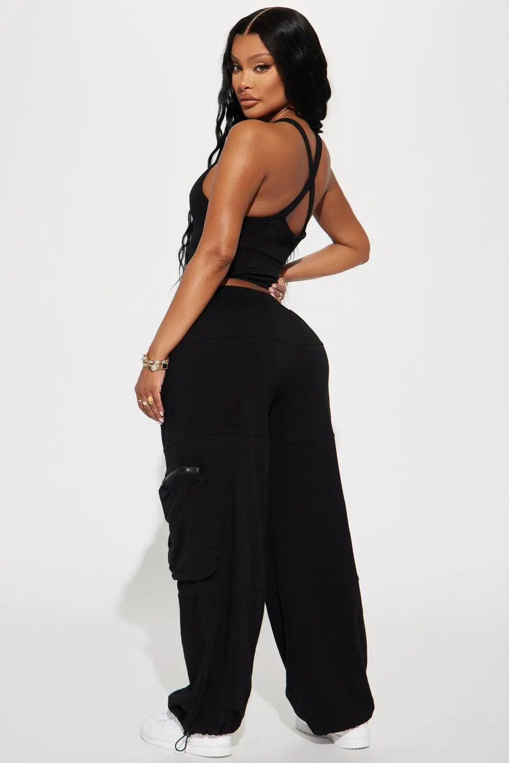 Gone Again Jogger Set  - Black