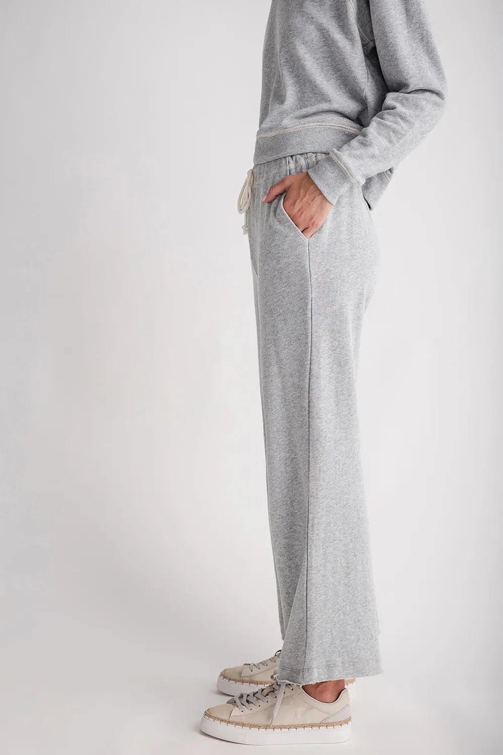 Z Supply Huntington French Terry Sweatpants - oatmeal heather