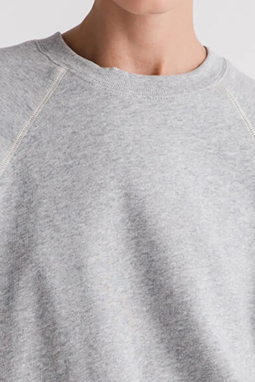 Z Supply Saldana French Terry Sweatshirt - classic heather grey
