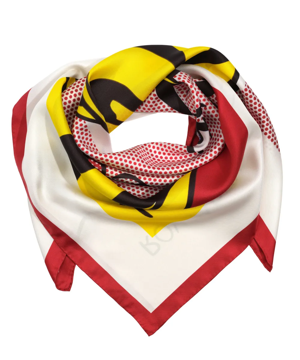 Casual Style Art Graphic Slight Stretch Scarf