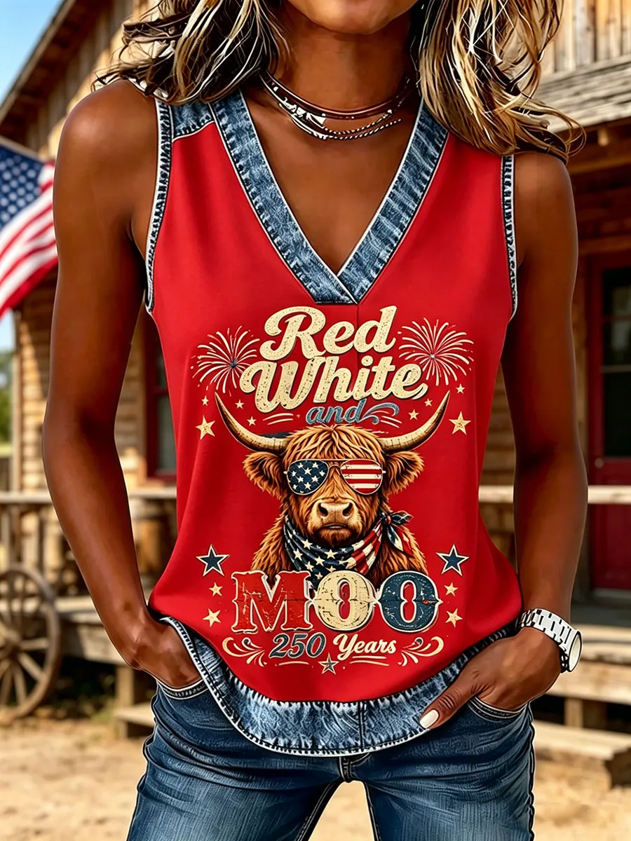 Women's American 250-Year Western Style Vest