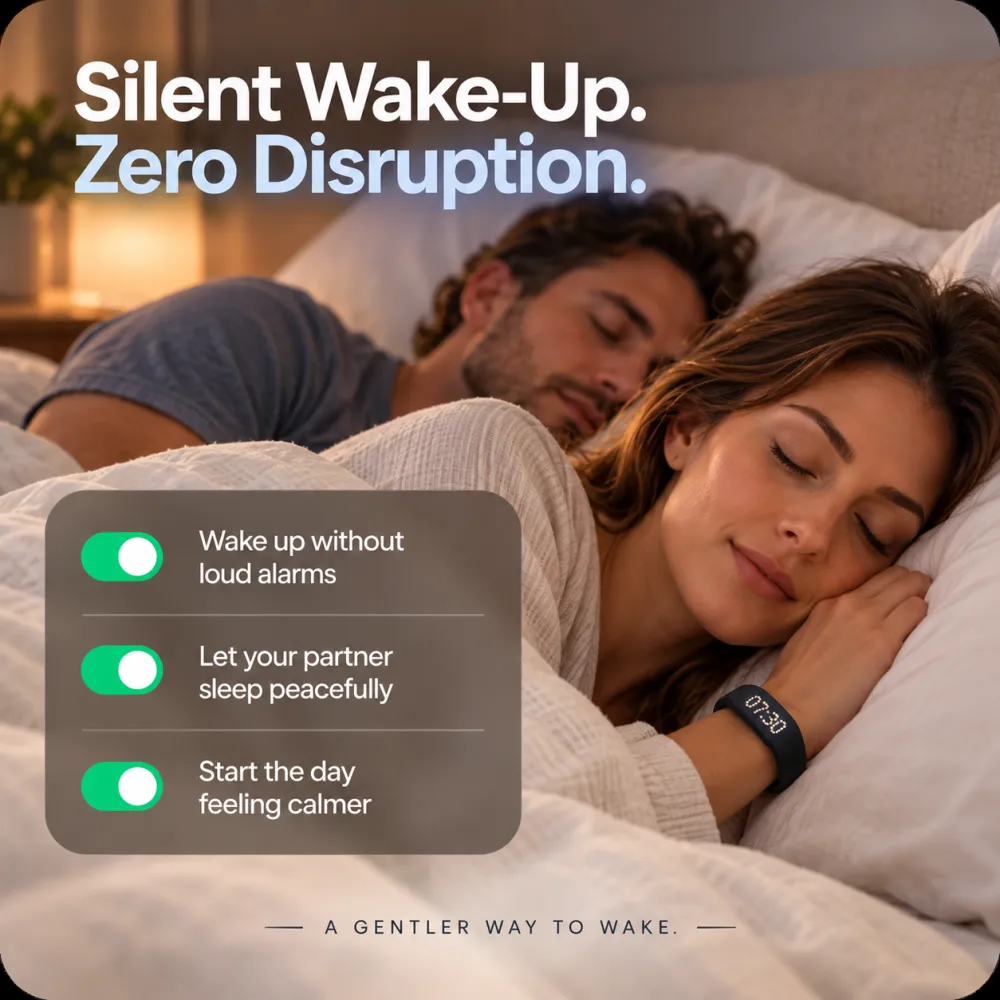 Silent Vibrating Wrist Alarm –   Quiet Wake-Up Without Phone   Noise