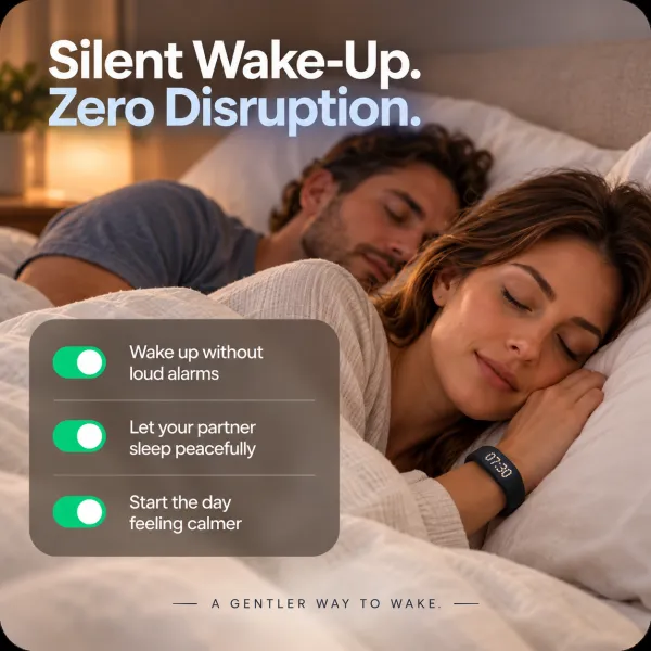 Silent Vibrating Wrist Alarm –   Quiet Wake-Up Without Phone   Noise