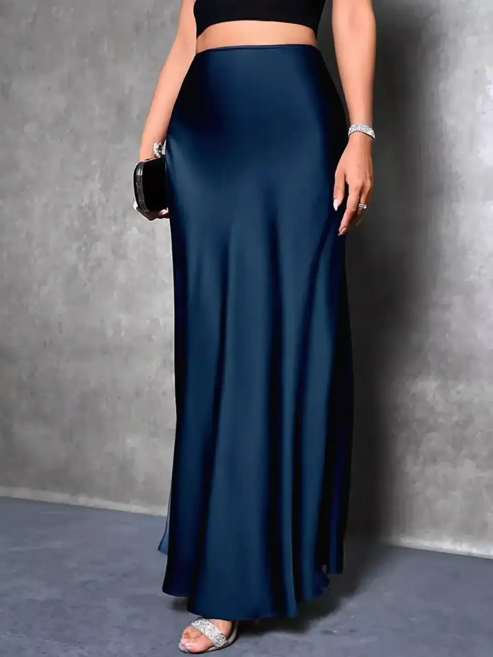 Satin Maxi Bally Love Skirt