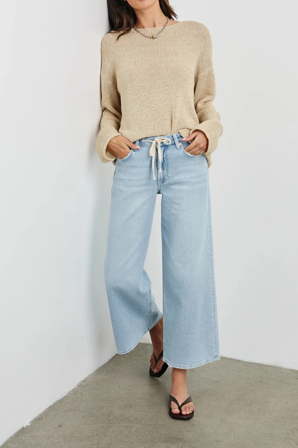 Light And Soft Pure Cotton Striped Sweater