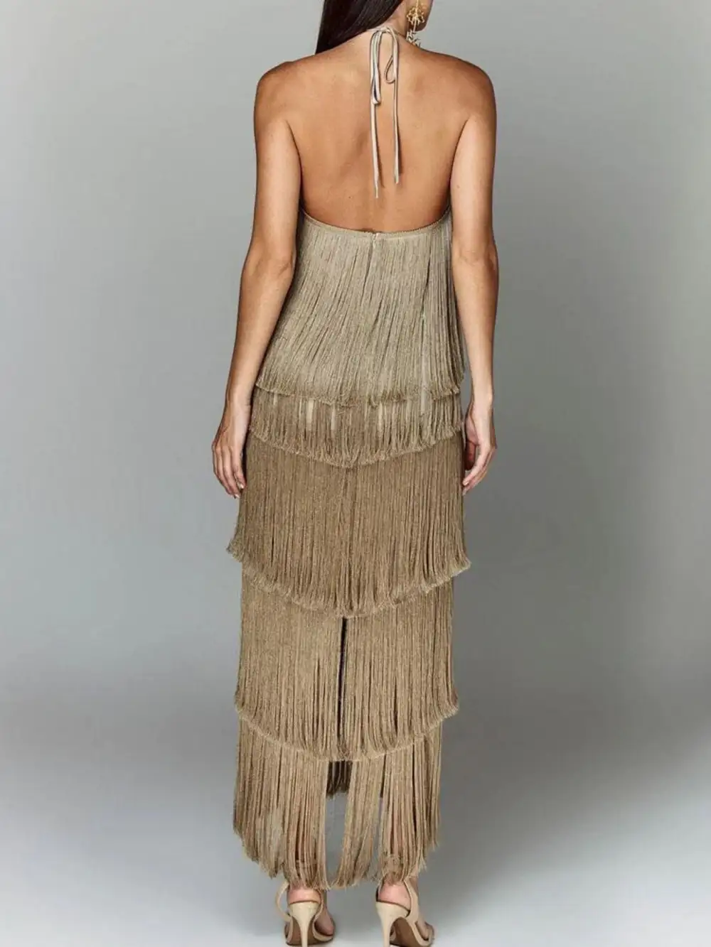Fringe Maxi Dress