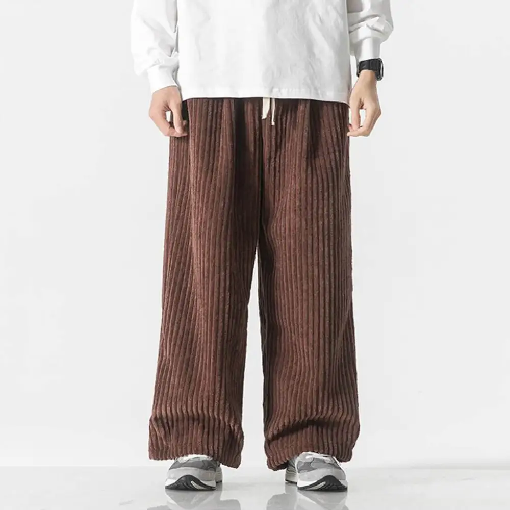 Textured Corduroy Wide Pants