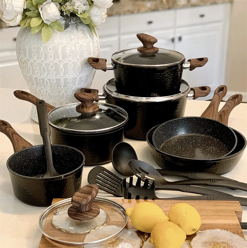 Non-stick induction cookware sets