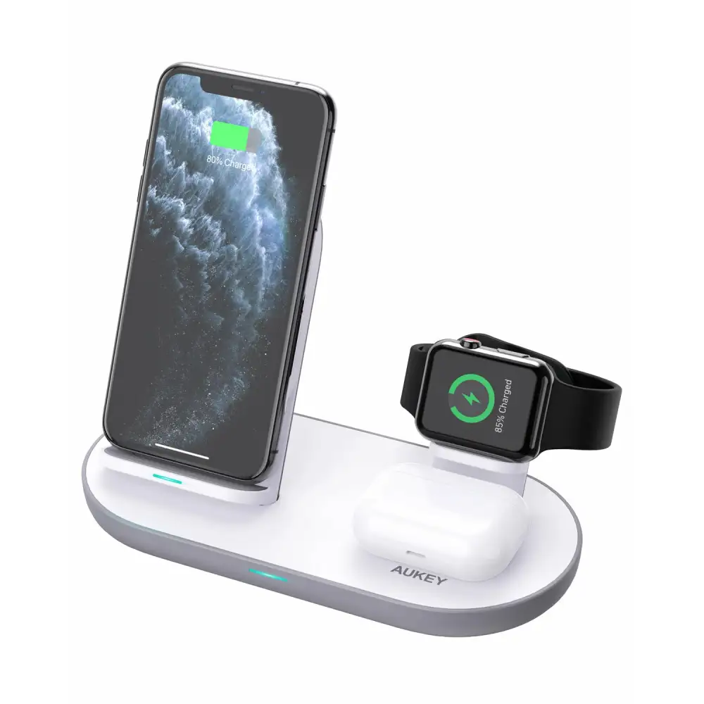 AUKEY Aircore 3 in 1 Wireless Charging Station Stand