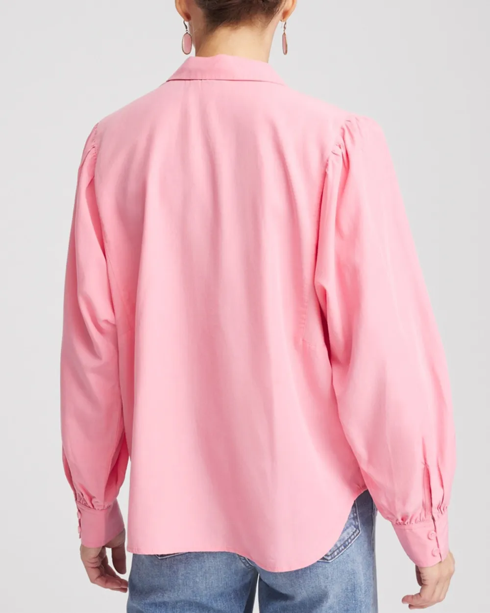 Pink Long Sleeve Button Down Shirt