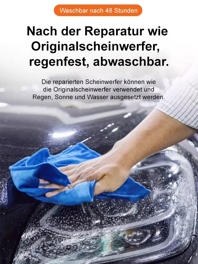【5 Sekunden Renovierung】Flüssigkeit zur Renovierung und Reparatur von Autoscheinwerfern