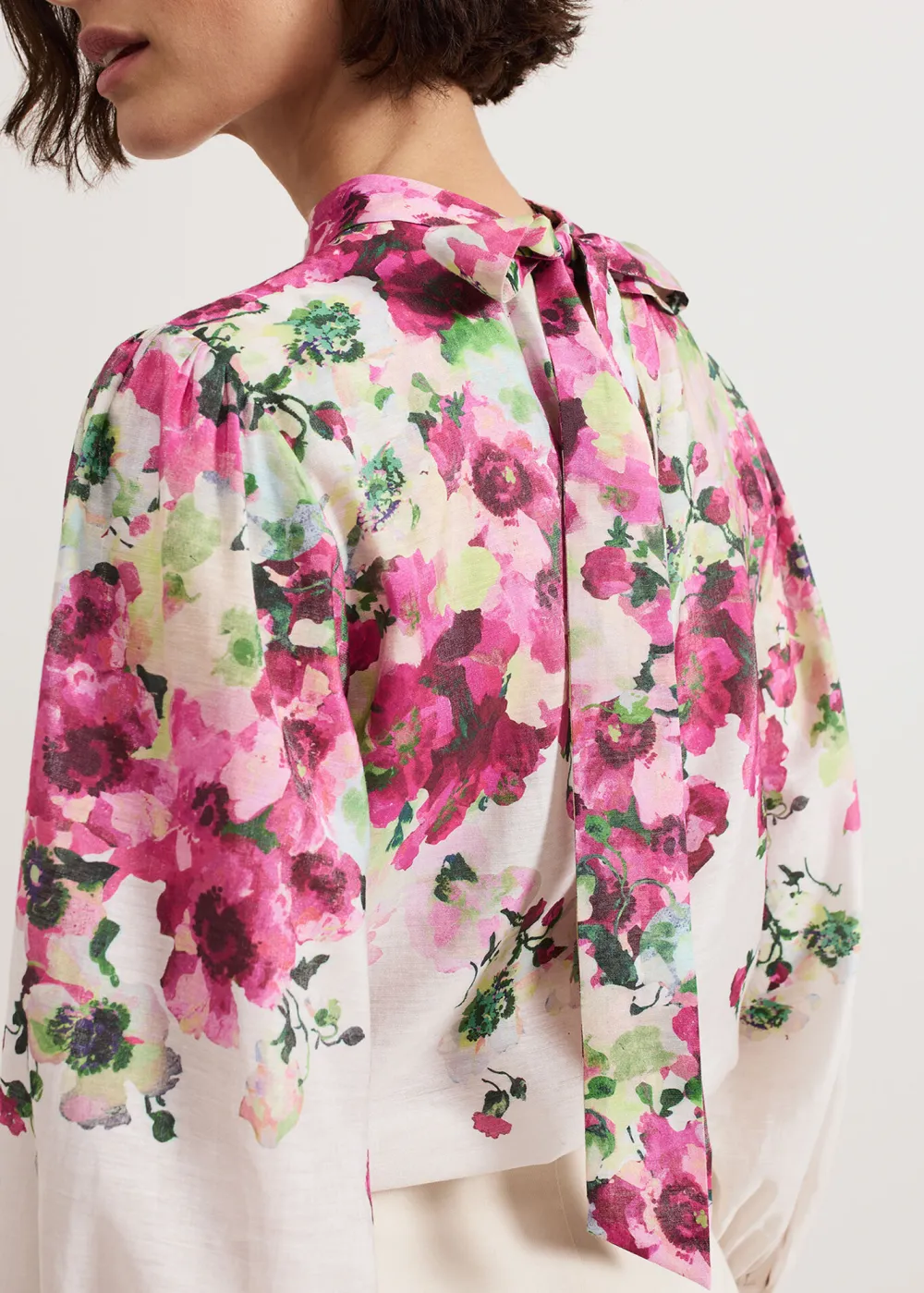 Feminine And Exquisite Bow Tie Women's Top