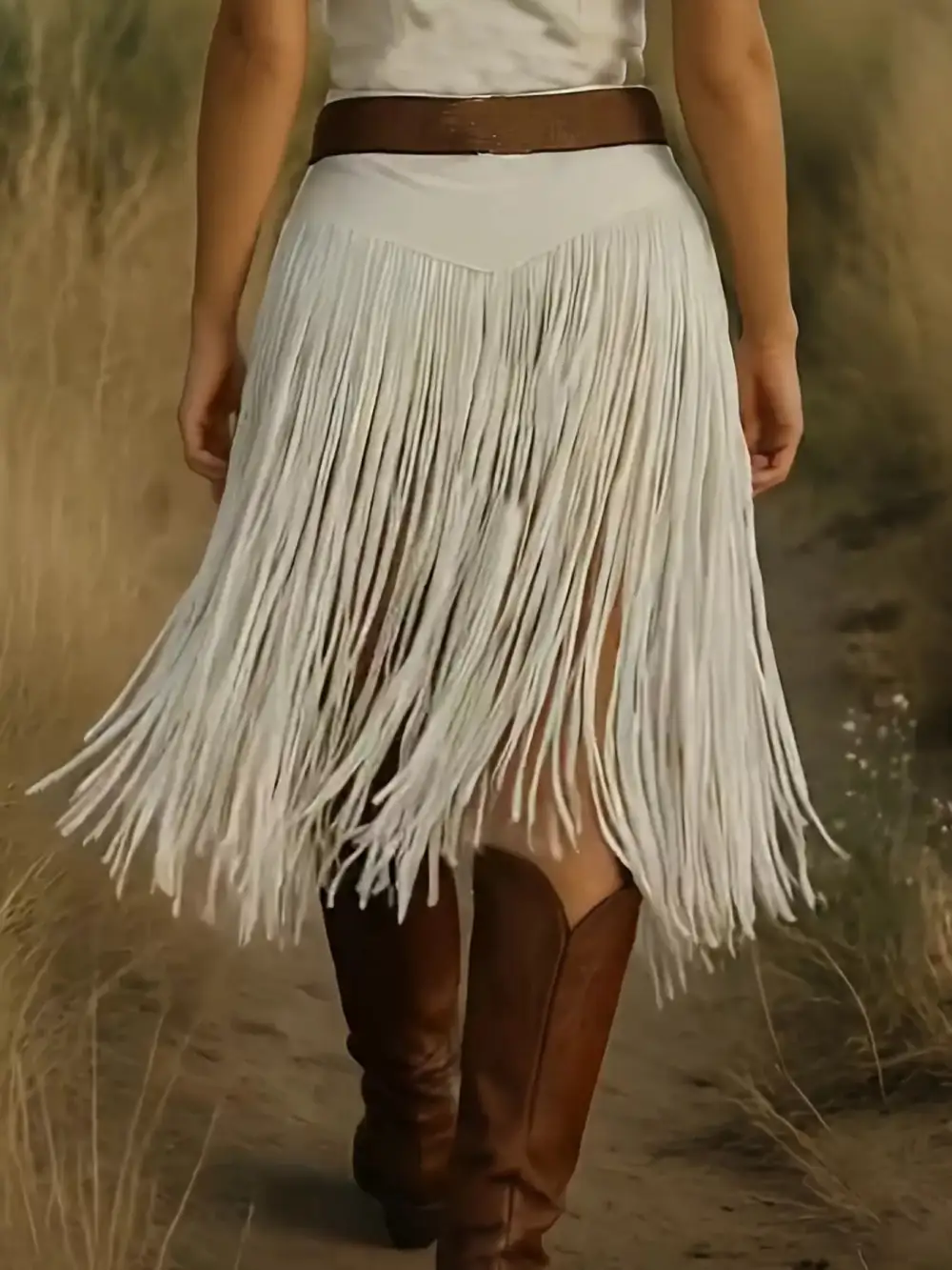 Calm Fringe Skirt