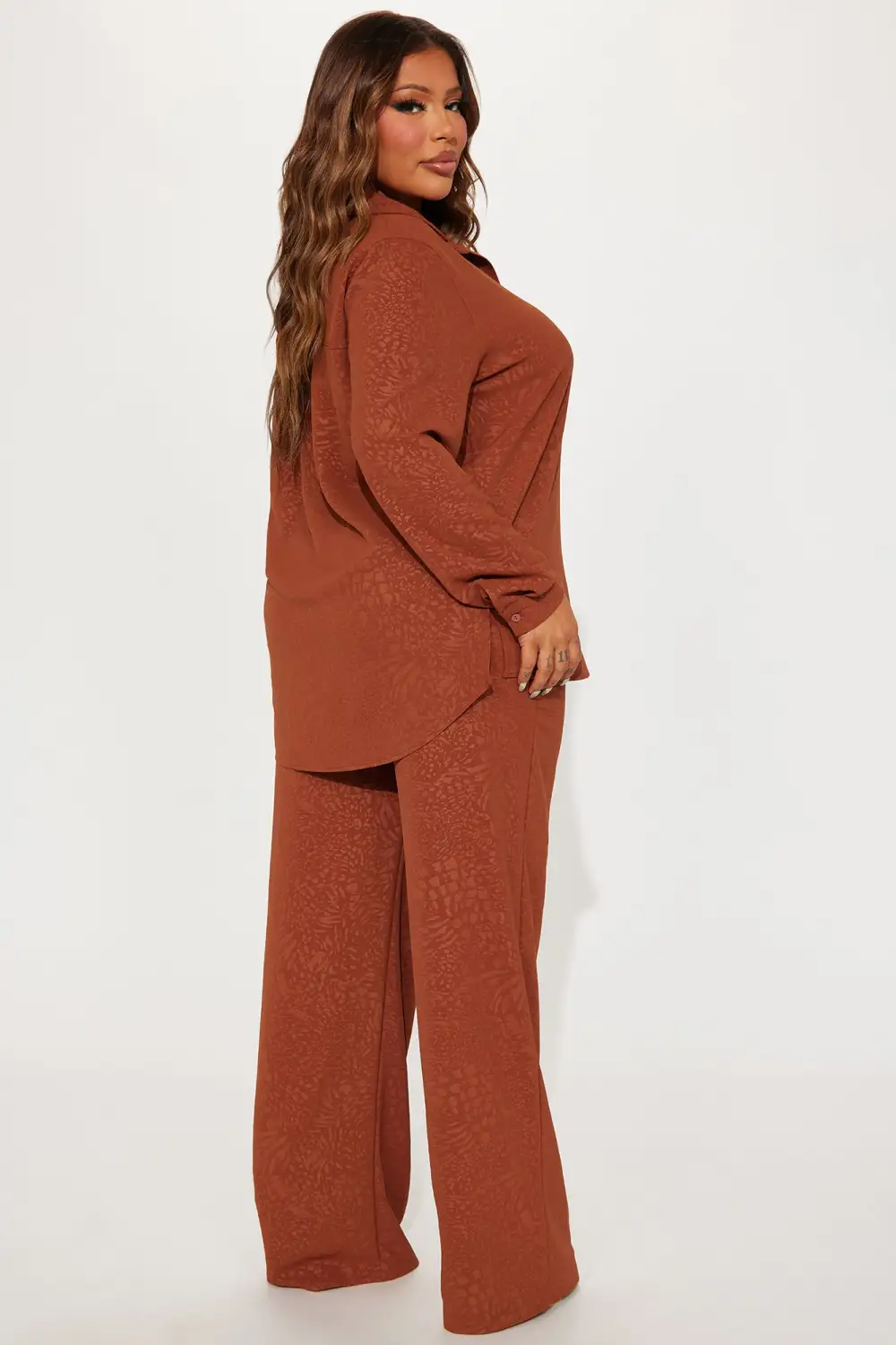 Wild Side Pant Set - Chocolate