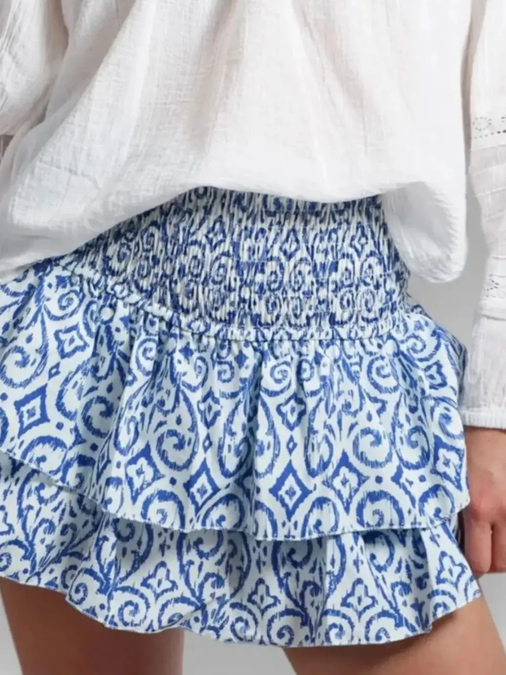 Layered Layered Mini Skirt