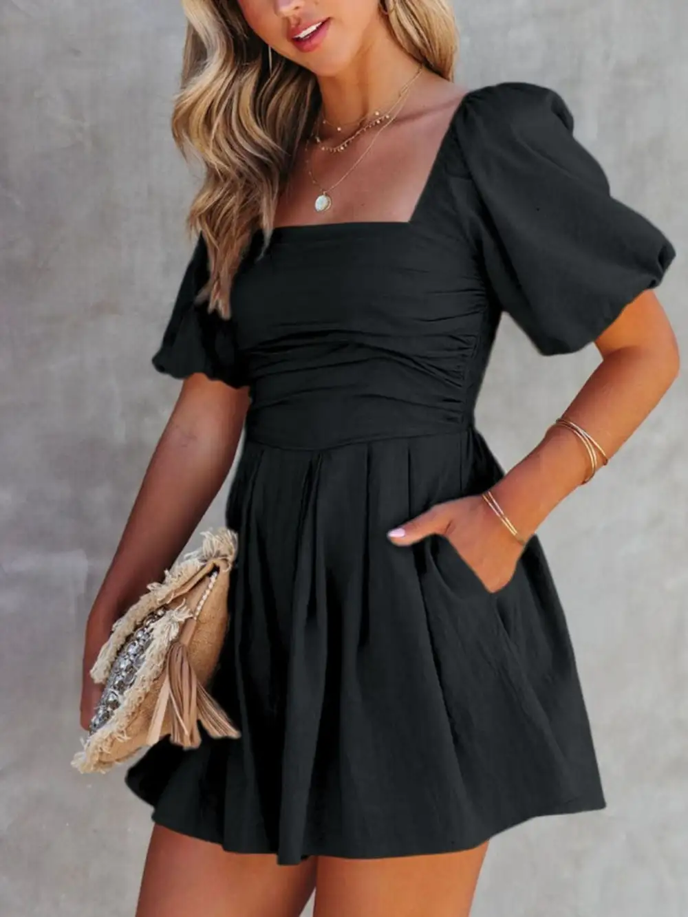 Jumpsuit Square Romper